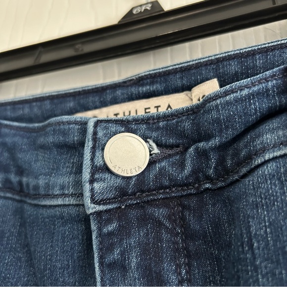 Athleta Women's Dark Blue Straight Leg Jeans - Picture 5 of 6